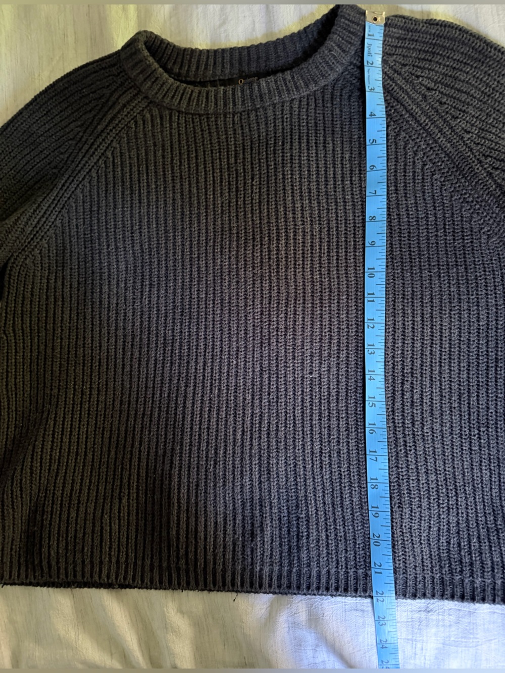 Quince 100% Cotton Crewneck Fisherman Sweater - Picture 7 of 8